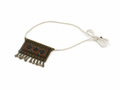 Kuchi Multicolor Pendant Necklace with Pearl Bead Chain